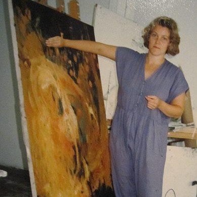 Sonja Bunes at Emily Carr College of Art and Design, 1988.