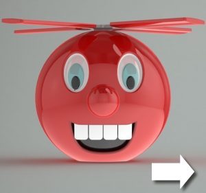 Ballicopter as 3D model