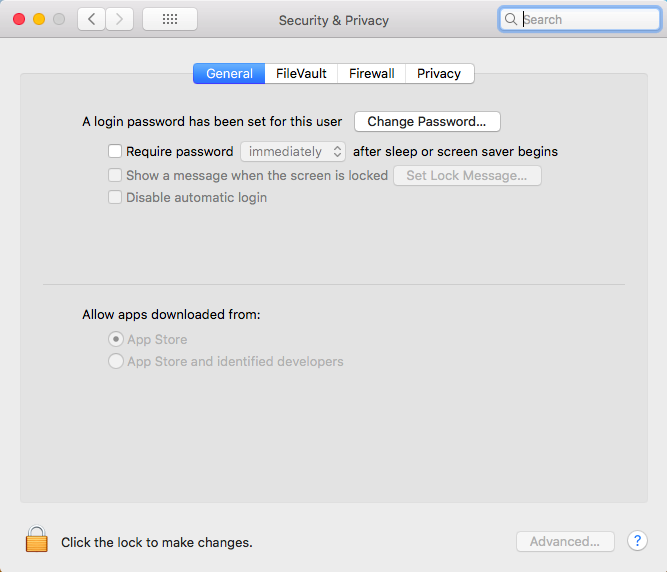 screenshot of Mac Gatekeeper