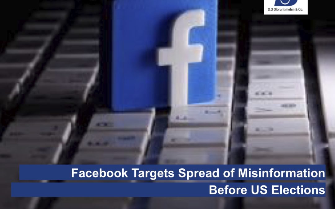 Facebook Targets Spread of Misinformation Before US Elections