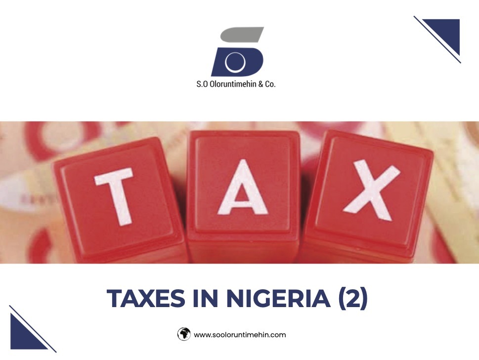 Taxes in Nigeria (2) S. O. Oloruntimehin and Co