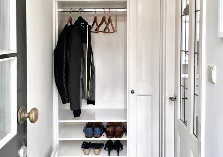 Garderobe entree kast op maat