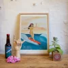 pleasant surfer plakat