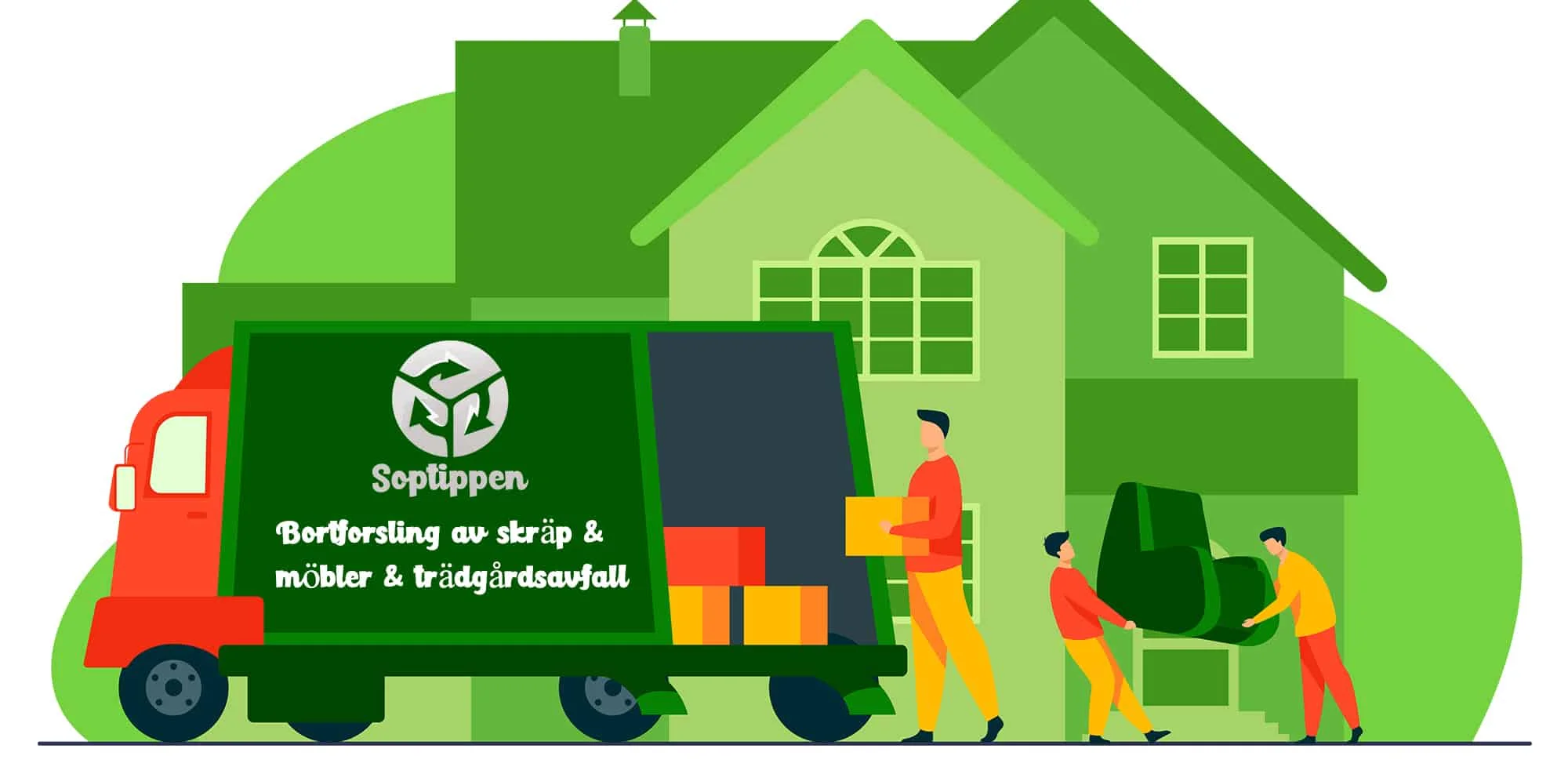 skräp upphämtning hämta sopor källare tömning förråd rensning slänga skräp hämtning av grova sopor grova sopor hämtning