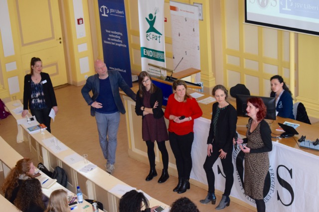 v.l.n.r.: Céline Verheijen, Arne Popma, Stephanie Rap, Nienke Swart, Ytje Minke Hokwerda, Judith van Schoonderwoerd den Bezemer-Wolters