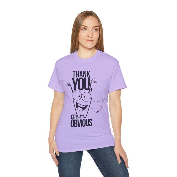 Thank You Cpt Obvious Unisex Ultra Cotton Tee 82