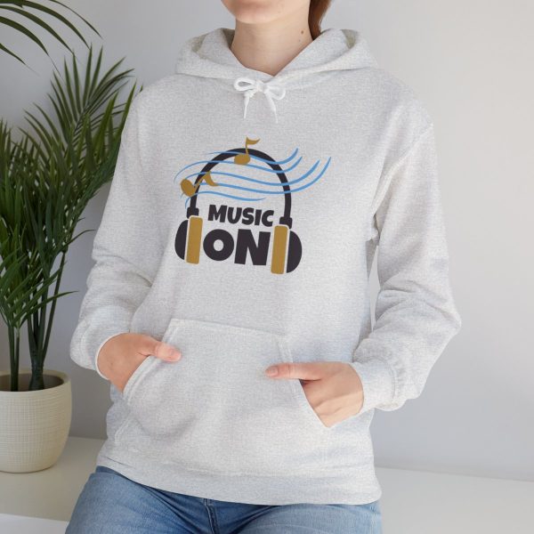 'Music On' Unisex Heavy Blend™ Hooded Sweatshirt 26