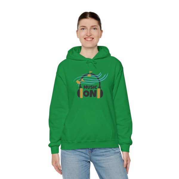 'Music On' Unisex Heavy Blend™ Hooded Sweatshirt 60