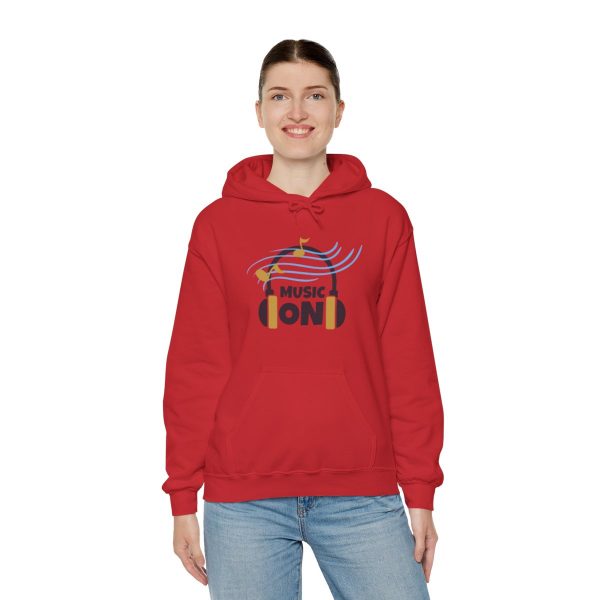 'Music On' Unisex Heavy Blend™ Hooded Sweatshirt 99