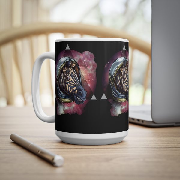 Cosmic Zebra Ceramic Coffee Cups, 11oz, 15oz 7