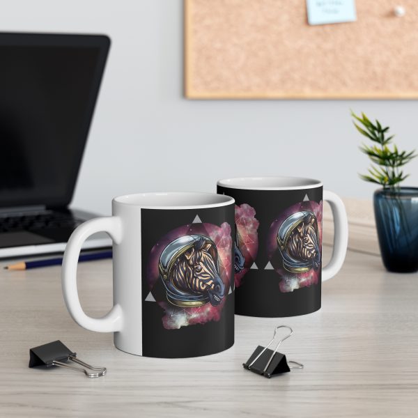Cosmic Zebra Ceramic Coffee Cups, 11oz, 15oz - Image 13