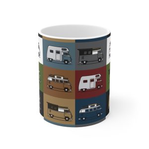 Vanbrew Ceramic Coffee Cups, 11oz, 15oz
