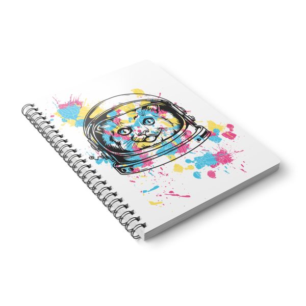 AstroMeow Wirobound Softcover Notebook, A5 - Image 4