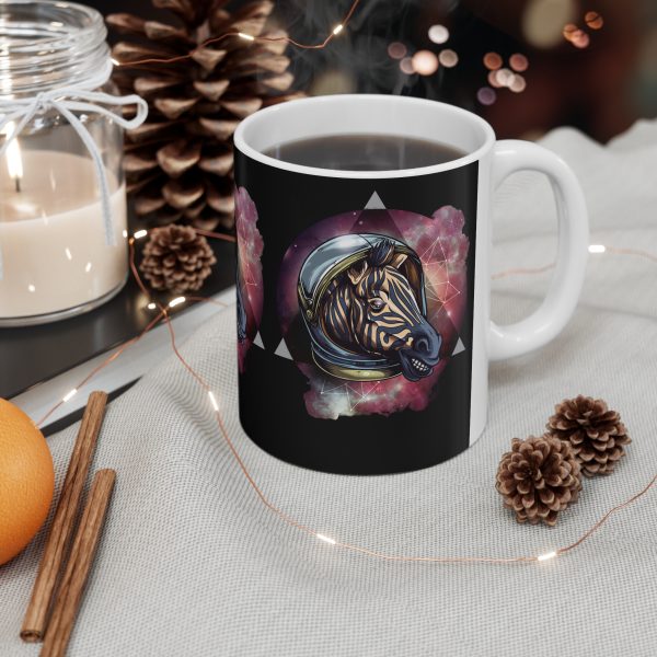 Cosmic Zebra Ceramic Coffee Cups, 11oz, 15oz - Image 12