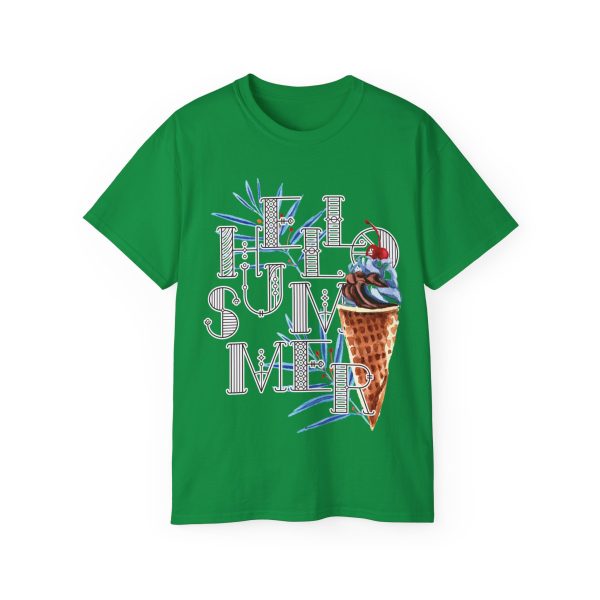 'Hello Summer' Unisex Ultra Cotton Tee - Image 89