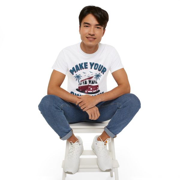 Make Your Own Luck Vanlife Unisex Ultra Cotton Tee - Image 9