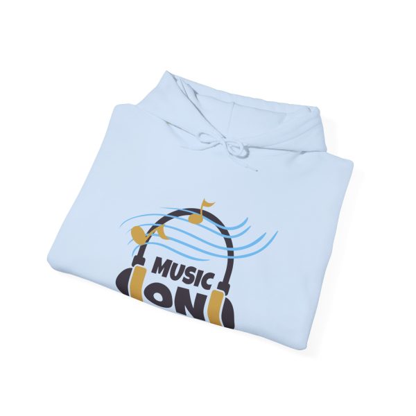 'Music On' Unisex Heavy Blend™ Hooded Sweatshirt - Image 69