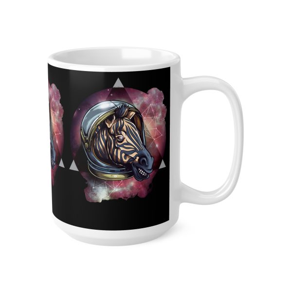 Cosmic Zebra Ceramic Coffee Cups, 11oz, 15oz - Image 4
