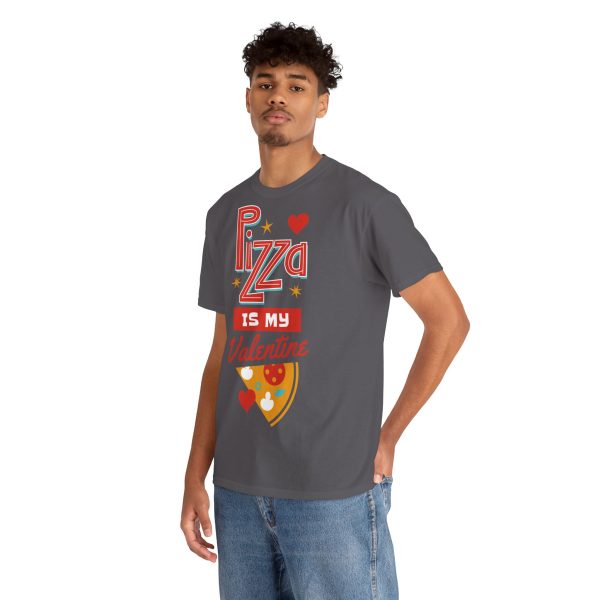 Pizza is My Valentine Unisex Heavy Cotton Tee - Image 80