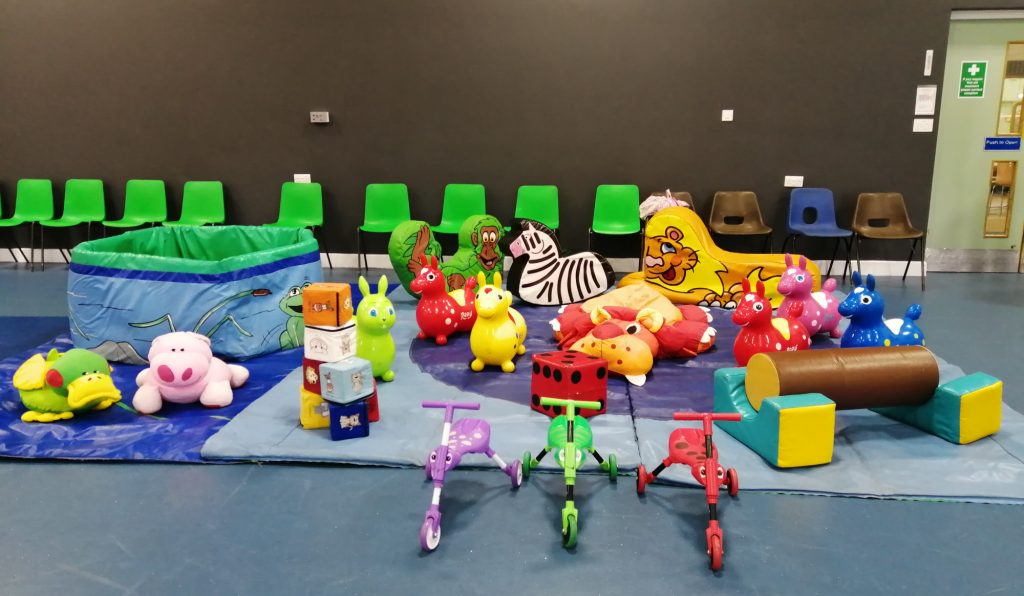 soft play and ballpool hire at Chamberlayne Leisure Centre in Weston, Southampton