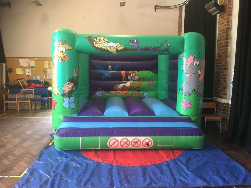 Jungle design bouncy castle for hire in Peartree Woolston Southampton