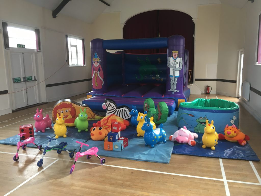 Bouncy castle with soft play hire in Dibden Purlieu for 1st Birthday Party