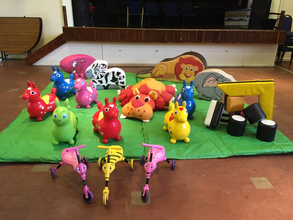 Soft play hire for preschool parties at Hedge End Social Club