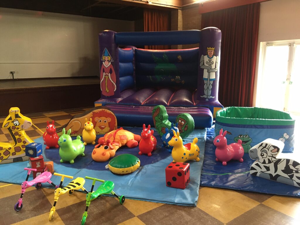 Bouncy castle and soft play for 1st birthday party in Rownhams Nursling Southampton