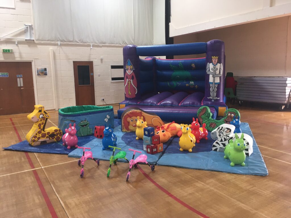 Bouncy castle, soft play and ball pool hire at Wickham Community Centre