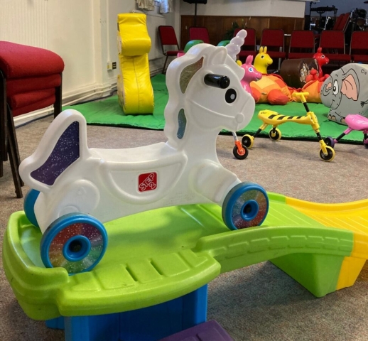Unicorn Roller Coaster Hire for children's parties