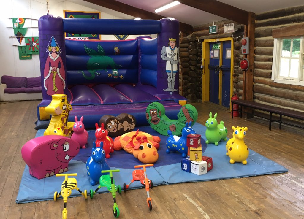 Log Cabin Winchester Birthday Party Bouncy Castle and Soft Play