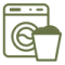 Washing machine icon to demonstrate that Southdown Way Caravan and Camping Park has laundry facilities on site.