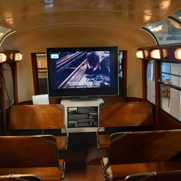 Inside No.22 1949 Electric Pier Railway Train