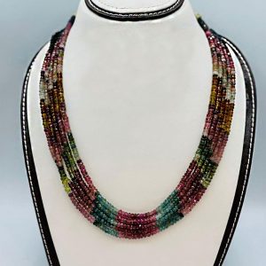 Tourmaline Necklace 5 lines