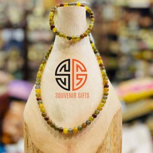 Agate Necklace & Bracelet
