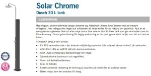 Spa-tillbehör Dusch utomhus solar