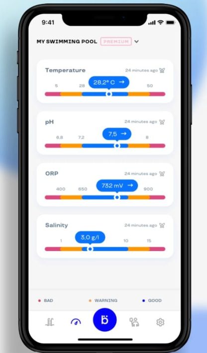 Blue connect plus - Håll koll på din pools vattenvärden med mobilen - Bild 6