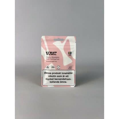 Vont chewing gum creamy strawberry 3mg