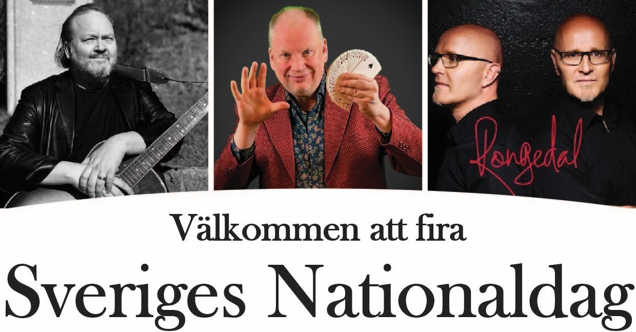 Kom och fira Sveriges Nationaldag med oss fredag 6 juni