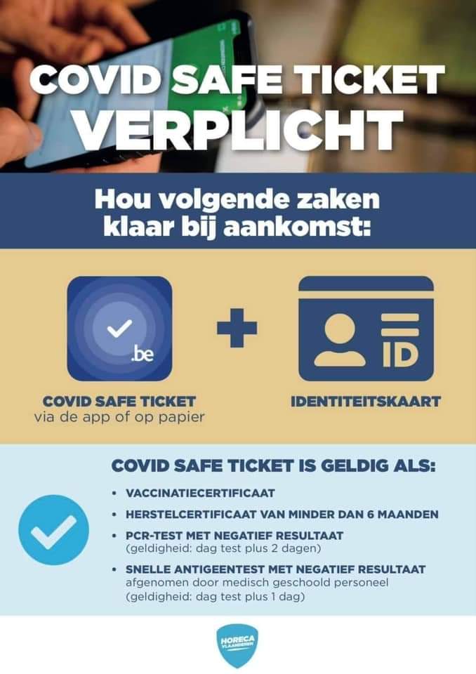 CovidSafeTicketVerplicht