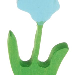 Steker bloem blauw