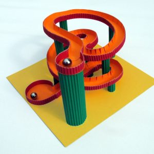 Papieren Knikkerbaan Klein