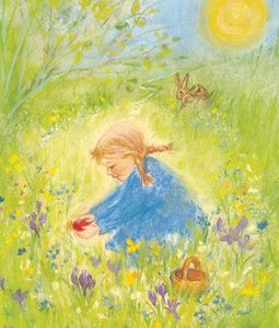 Kaartje Het rode paasei