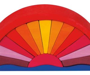 Zonnestralen Boog Rood