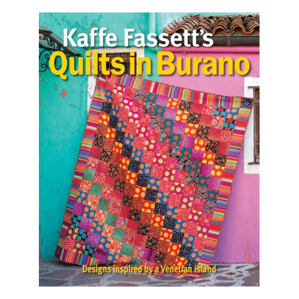 Quilt in Burano Kaffe Fassett patchwork bog 1