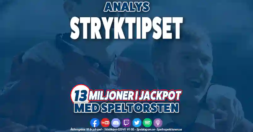 Analys - Stryktipset - JACKPOT. - 13 MILJONERpsd