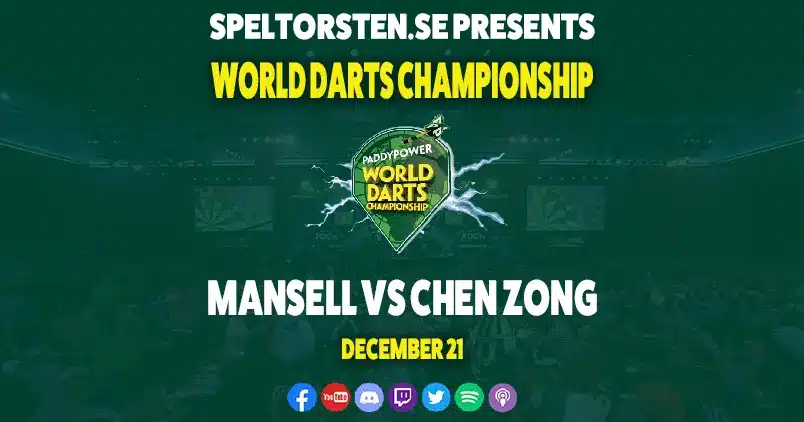 Betting tips - Mansell vs Chen Zong - World Darts Championship