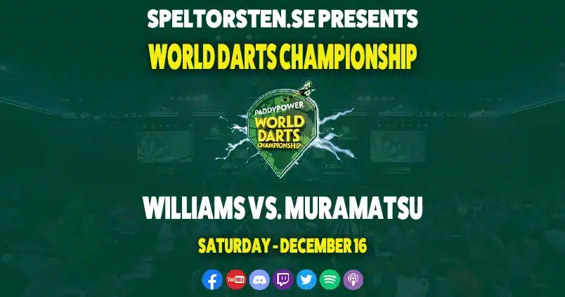 Betting tips - Williams vs. Muramatsu - World Darts Championship