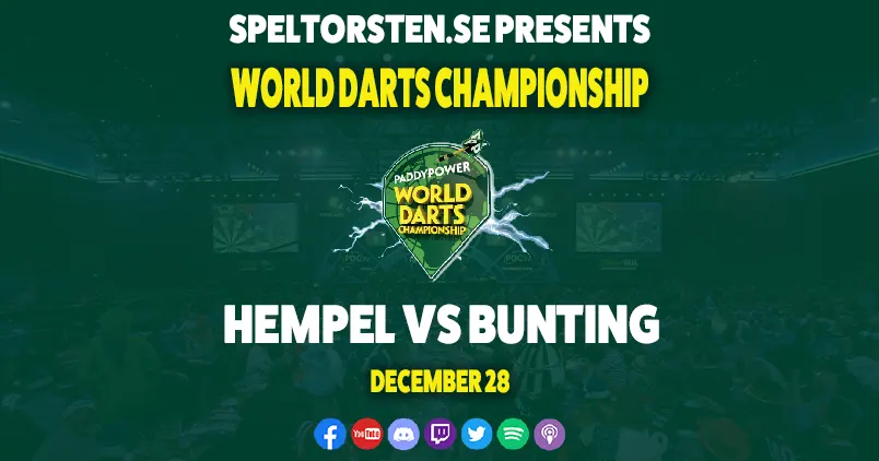 Betting tips - World Darts Championship - Hempel vs Bunting