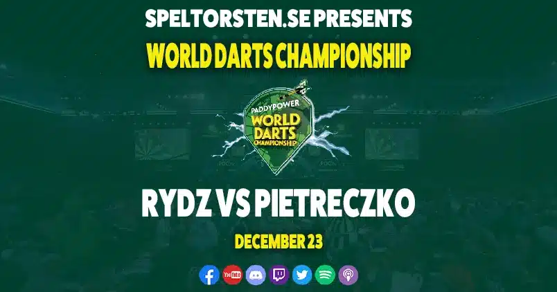 Betting tips - World Darts Championship - Rydz vs Pietreczko
